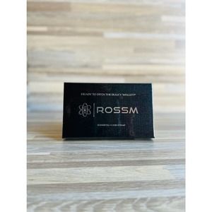 ROSSM Slim RFID Blocking Minimalist Wallet for Men